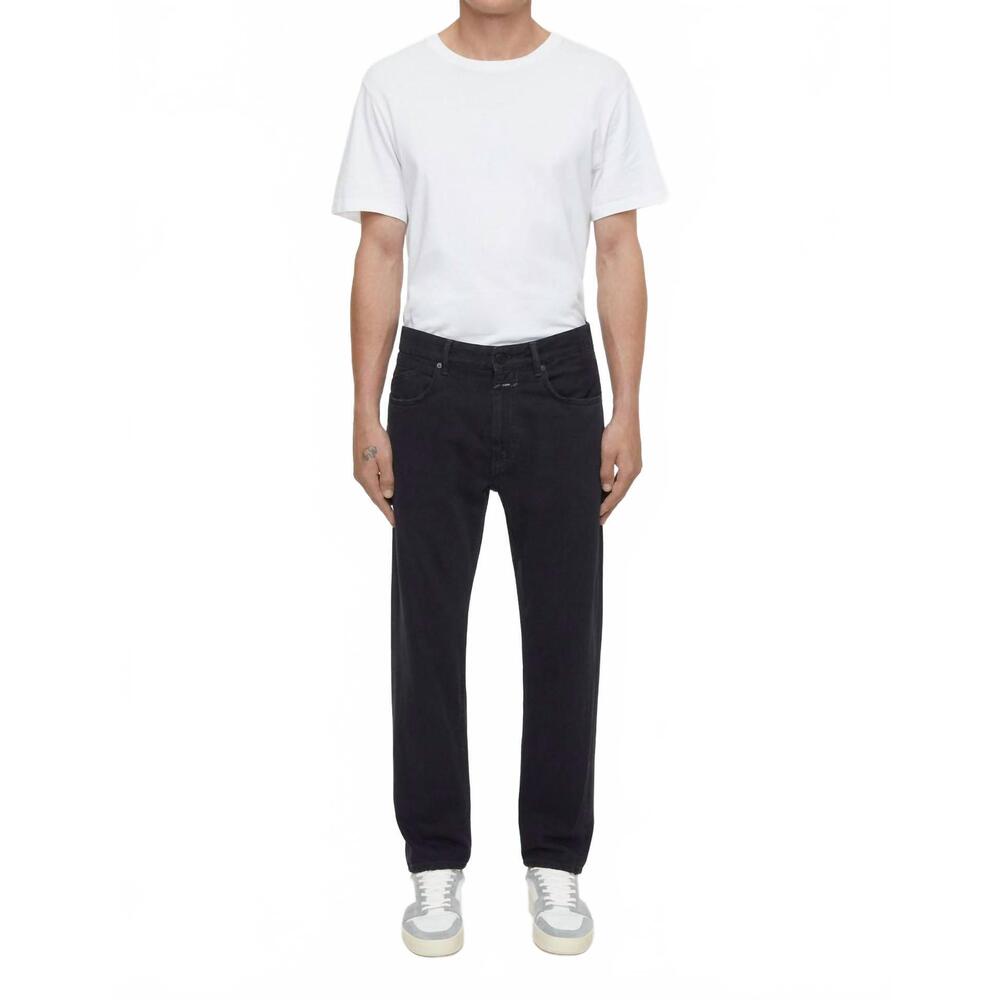 NEW CLOSED cooper true regular fit denim jeans in black